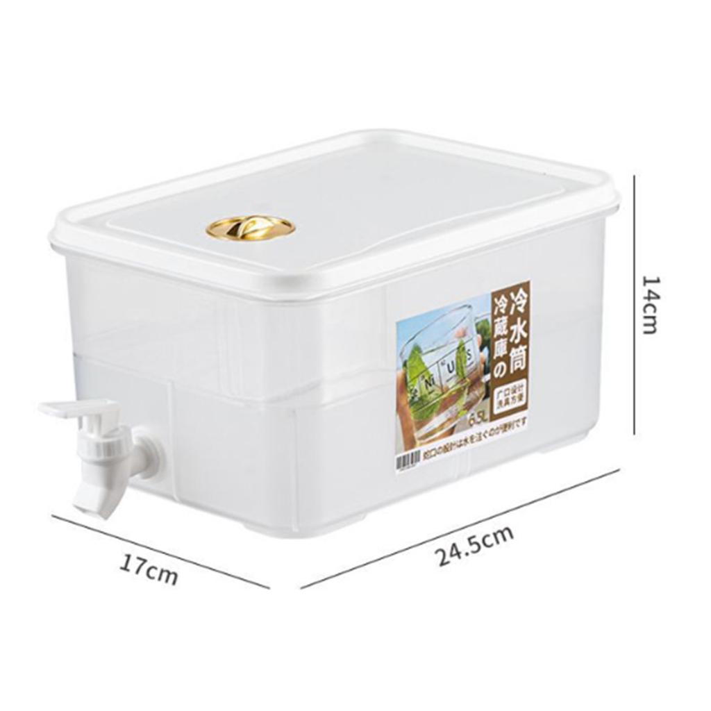 Cold Water Kettle with Faucet 3.5/5LBeverage Dispenser Water Jug Lemonade Drink Container Water Pitcher for Refrigerator Kitchen