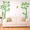 2pcs/set Large Bamboo Wall Sticker Decal for Living Room Sofa TV Background Warm Home Decor Study Room Wall Art