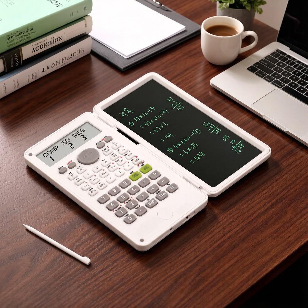 Mini LCD Writing Pad with Calculator - Creative Business Gift with Logo Printing