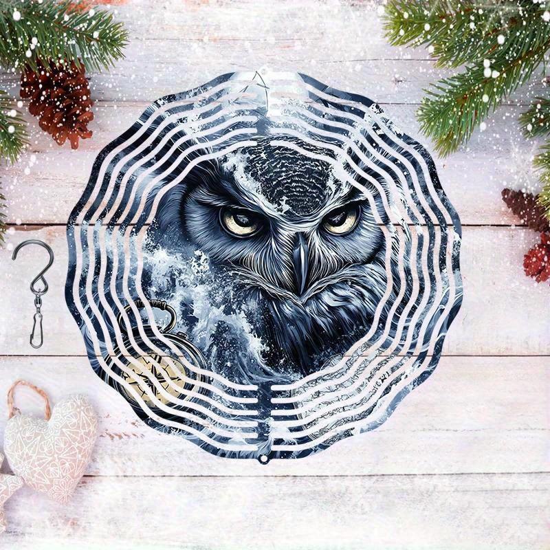 10 Inch Hanging Wind Spinner with 360 Degree Hook for Balcony Garden Decor Spring Summer Outdoor Decoration