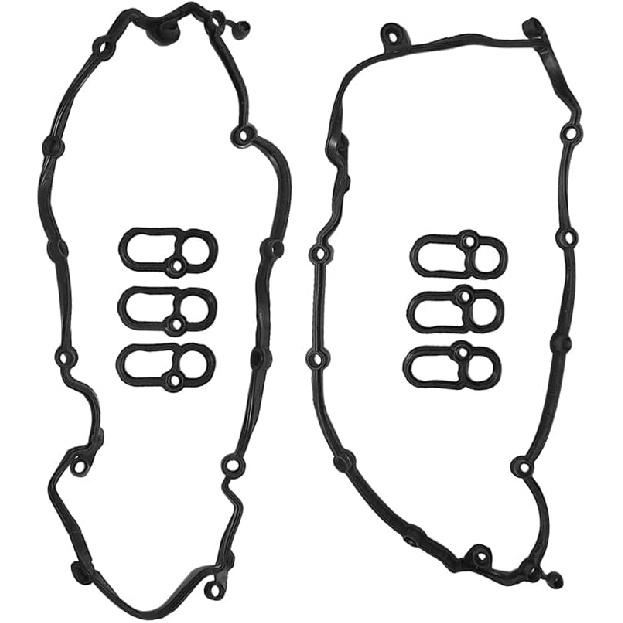 Engine Valve Cover Gasket Set Fits for Jaguar F-Type XF XJ for Land Rover Discovery Range Rover LR4 3.0L LR011220, LR014345, LR089050, LR041869