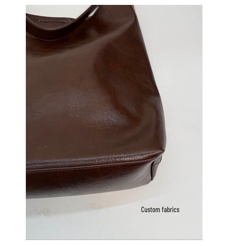 Women's Retro Large Capacity Commuter Tote - Fashionable, Casual & Versatile Crossbody Bag