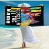 Personalized customized proof beach towel with Gorilla Tag pattern - soft, absorbent,quick-drying,perfect swimming,camping&bathing