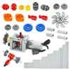 MOC Technischer Getriebeachsen-Verbinderbausteine Antriebskupplung Schaltkupplung Getriebebaustein Spielset Leduo 6542 18947 6539
