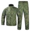 Mens Long Sleeve Camo Tactical Suit Outdoor Training Windproof Hunting Camouflage Set