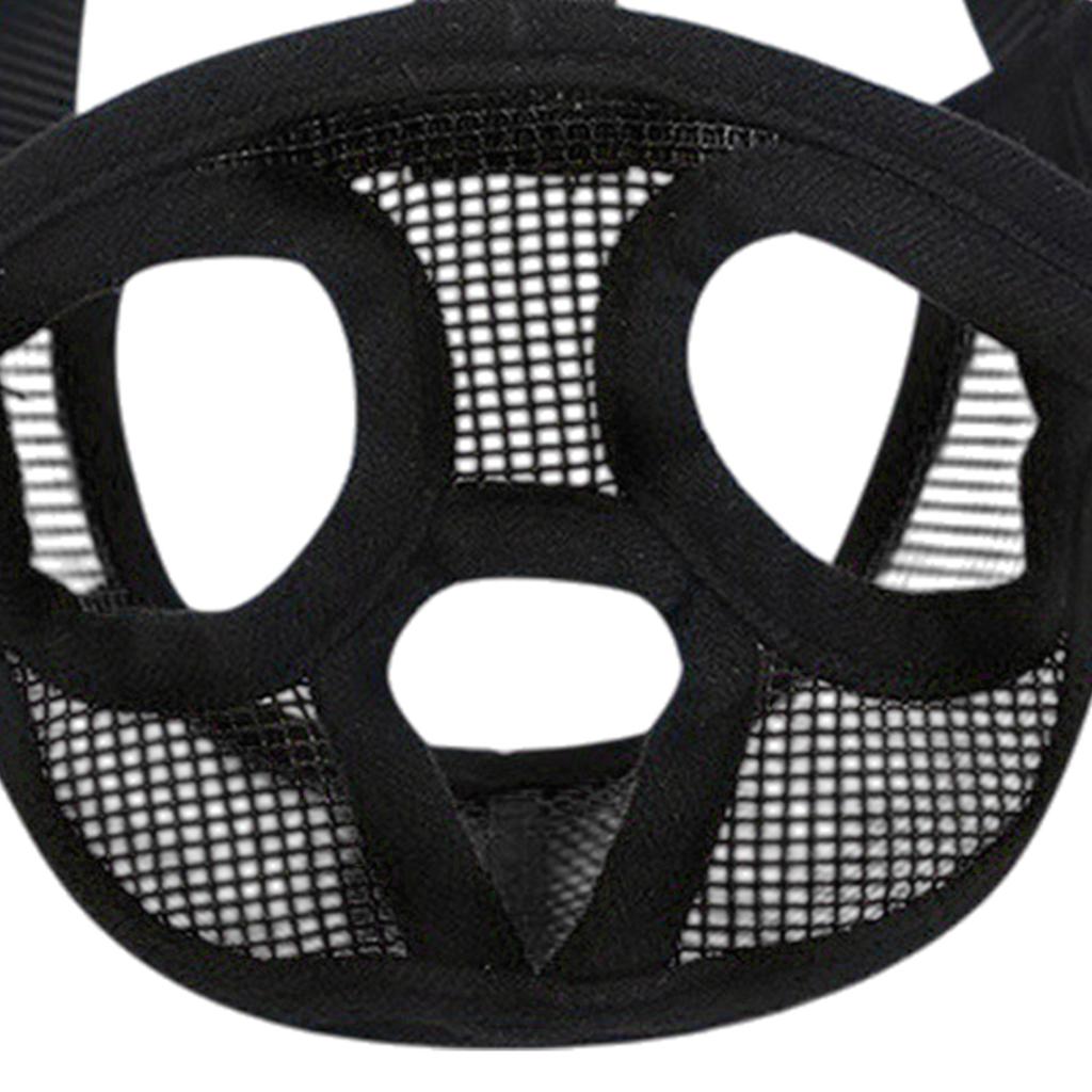 French Bulldog Muzzle with Mouth Opening & Enlarged Eye Holes Allows Panting Drinking & Feeding for French Bulldog Pug Shih Tzu