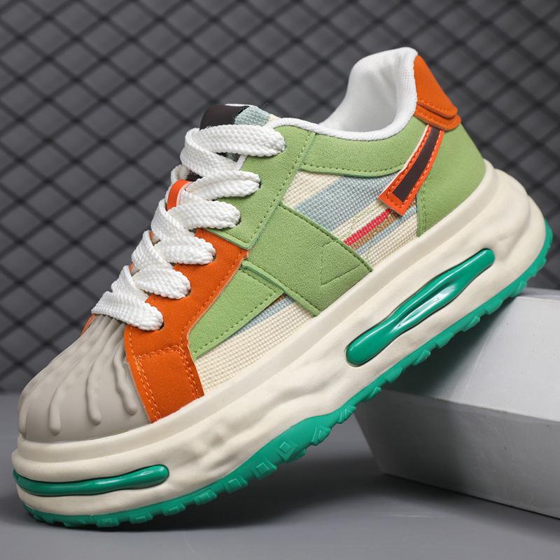 Chaussures pour hommes 2025 nouvel été chaussures de skate respirantes chaussures décontractées tendance pour hommes chaussures de sport de course à pied à absorption de chocs ultra-légères pour hommes