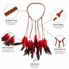 Ethnic Style Beaded Tassel Headband Adjustable Tassel Headdress Bohemian Headband  Music Festivals