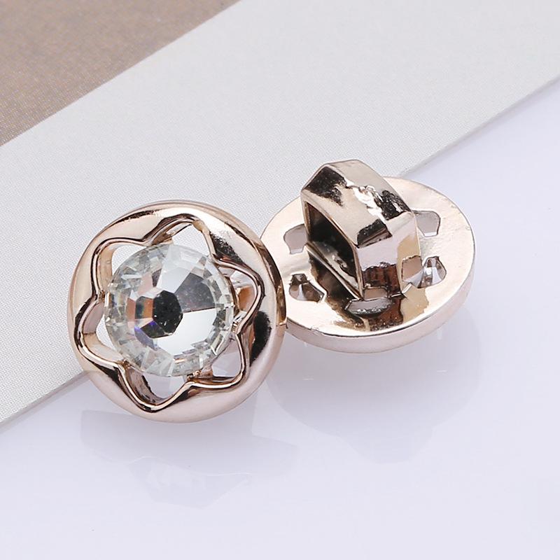 Non-slip Button Underbutton Removable Adjustable No-stitch Button No-stitch Pearl Button Shirt Decorative Brooch Button