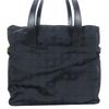 Used Tote Bag Tote GM New Travel Line COCO Mark Jacquard Nylon/leather Black 9th