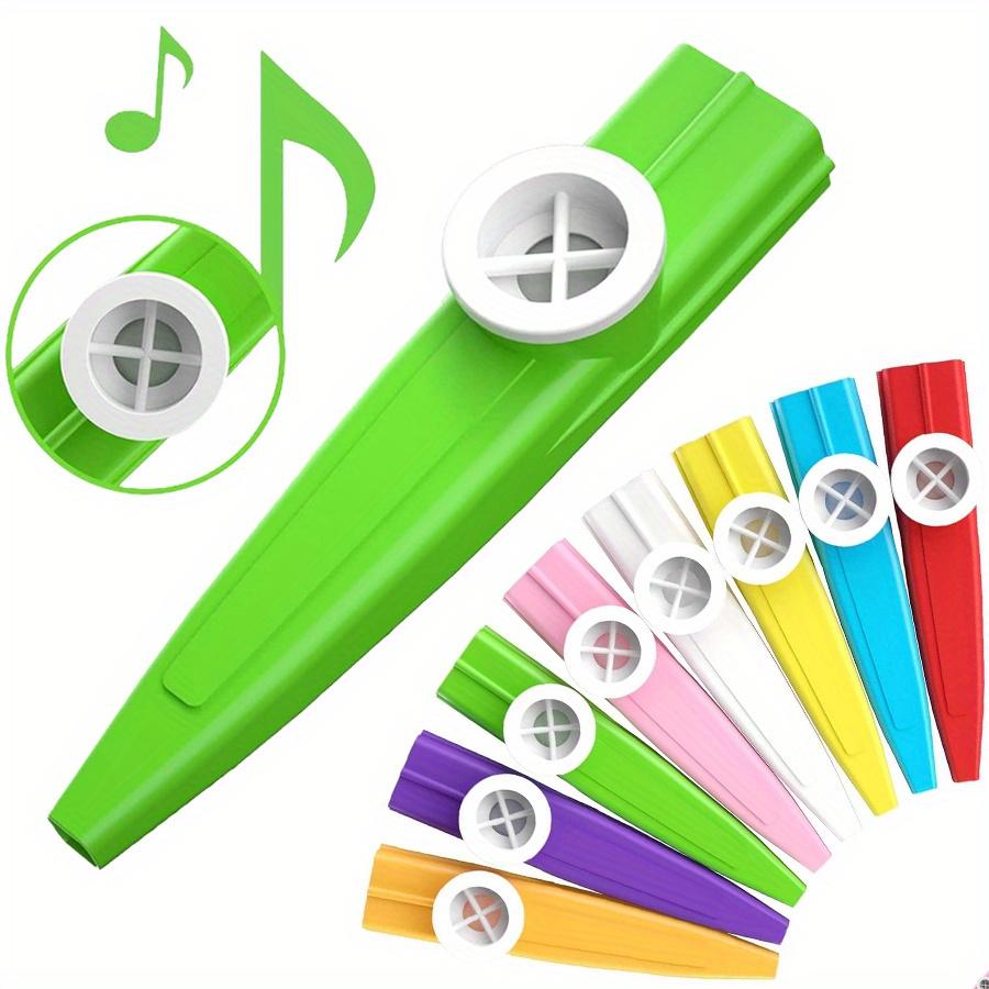 5/10/20pcs 10cm Plastic Kazoos with Reeds Multicolor Party Favors for Events Durable Assorted Colors Birthday Gift JXB