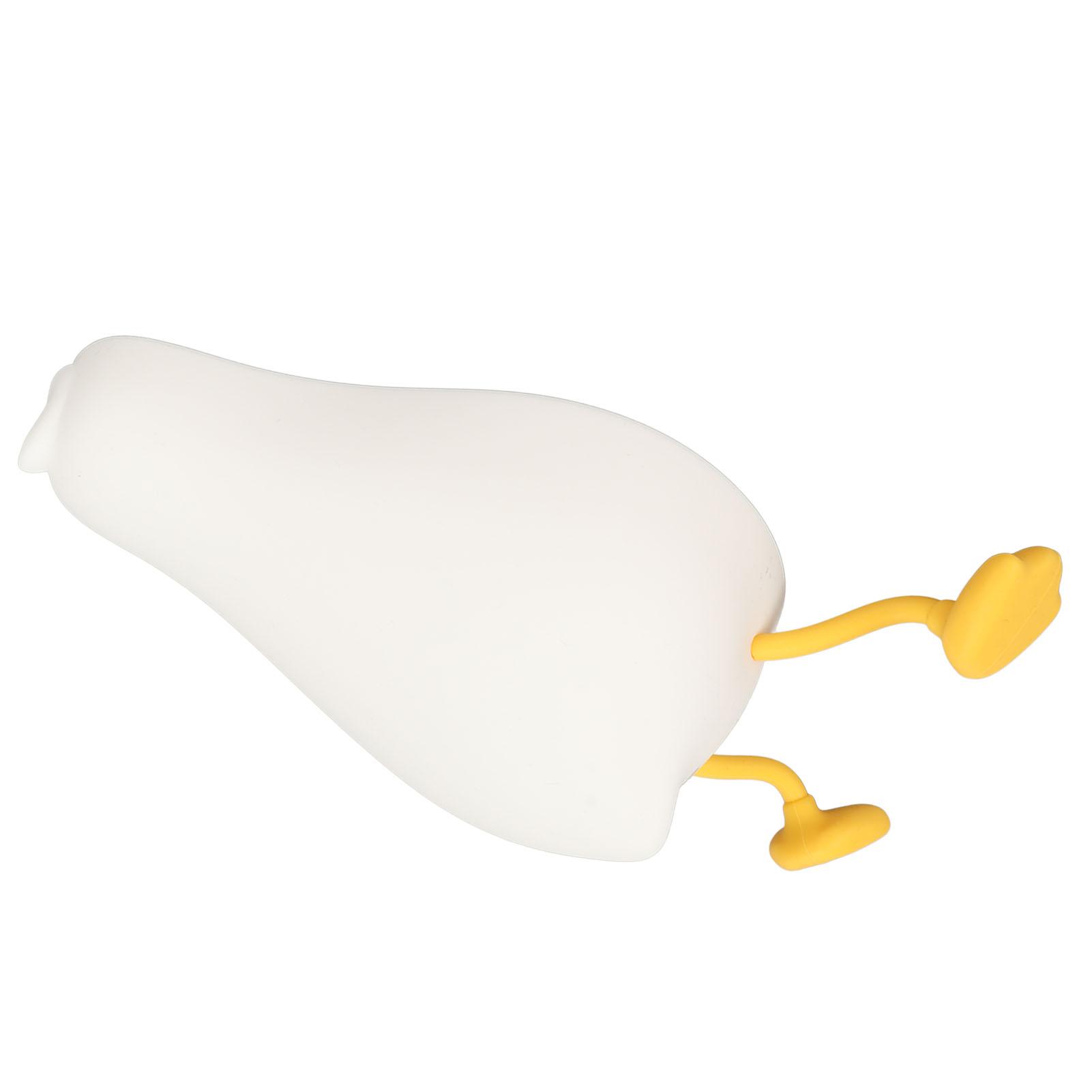 

Ночной светильник в виде утки, лежащая на плоской поверхности, 3 уровня яркости, милый теплый свет, светодиодный ночник для кемпинга