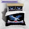 Crystal Fc Crest Printed Pattern Duvet Cover Set – Includes 1 Duvet Cover and 2 Matching Pillowcases Bedroom Decor Christmas Gifts