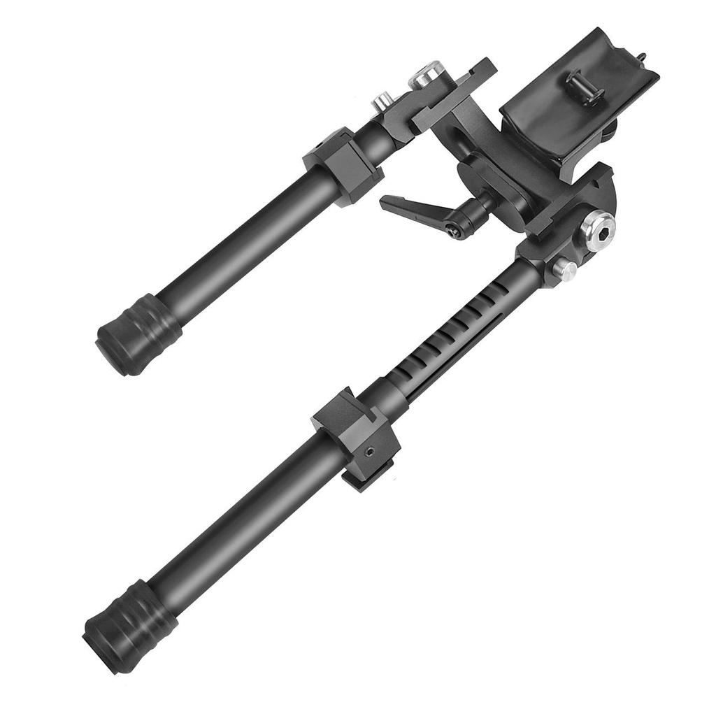 Tactical Carbon Fiber Swivel Bipod Adjustable for Long Range Hunting and Shooting