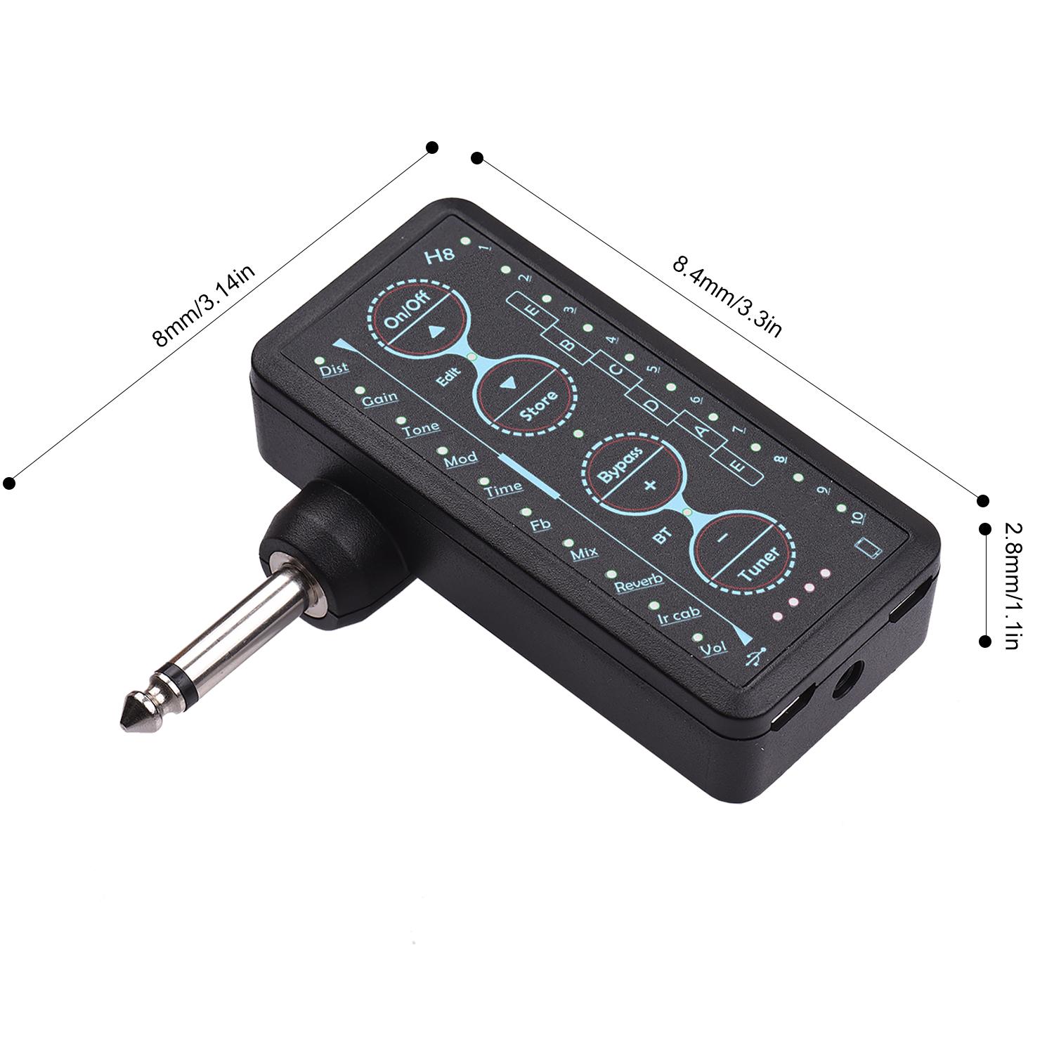 Muslady мультиэффектный гитарный усилитель для наушников — фото 4