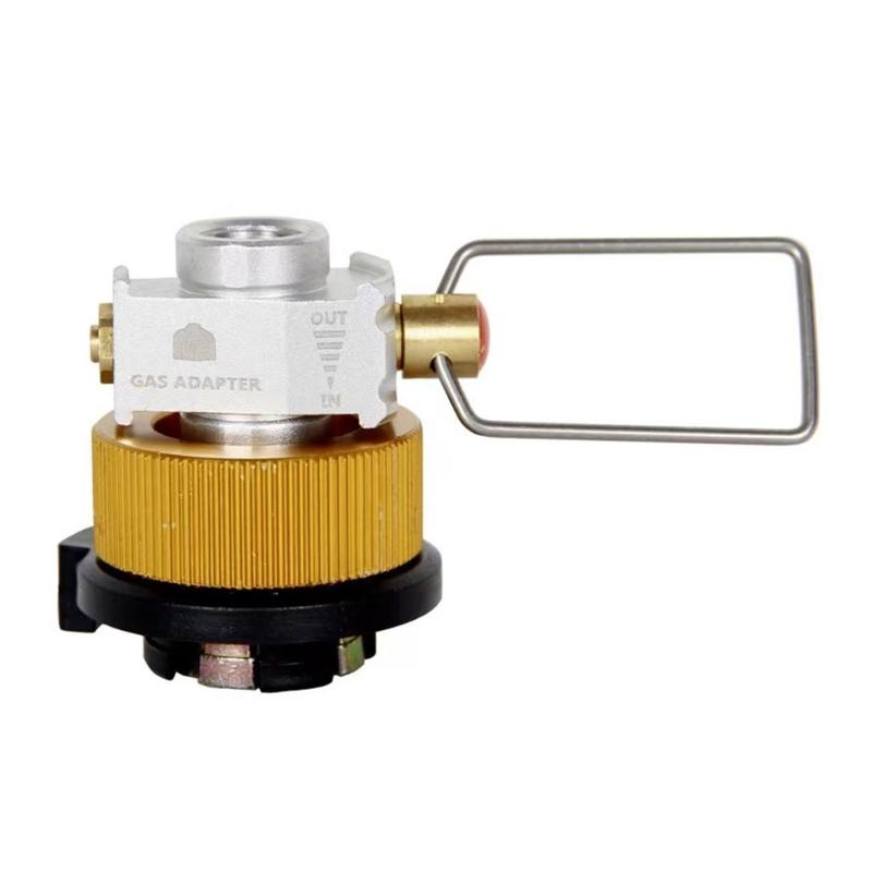 Regulable Camp Stove Gas Cylinders Adapters Wind Resistant Stove Adapters Outdoor Cooking Equipment