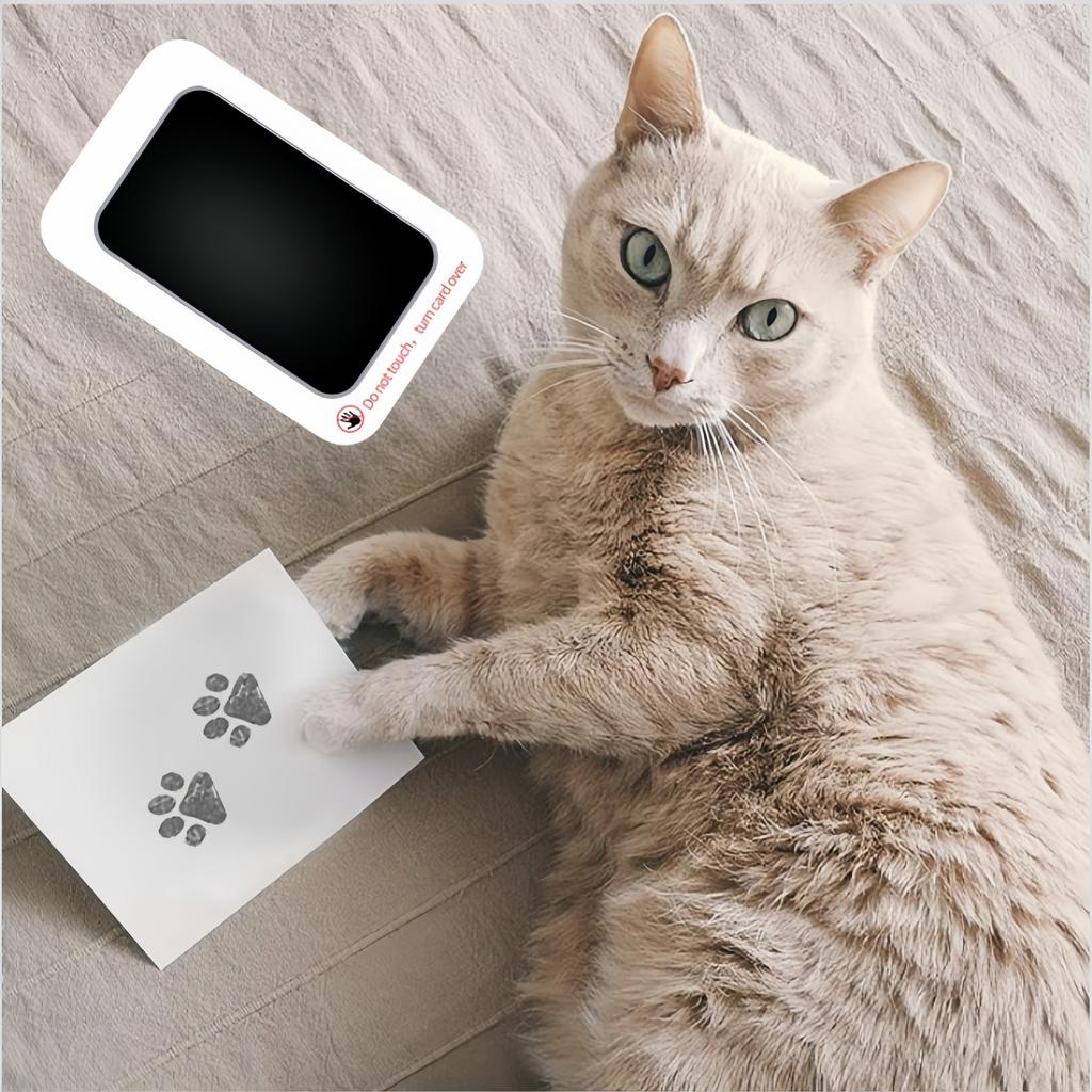 Pet Clean-Touch Ink Pad,Medium/Large, Black Ink Pad for Cats or Dogs,Pet Owner,Pet Owner Must Have Item, Pet Memory Keepsake, for Medium to Large Pets