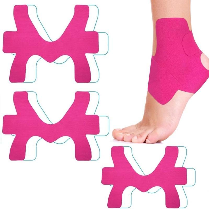 6PCS Cotton Kinesiology Tape for Ankle Athletic Tape for Ankle Support