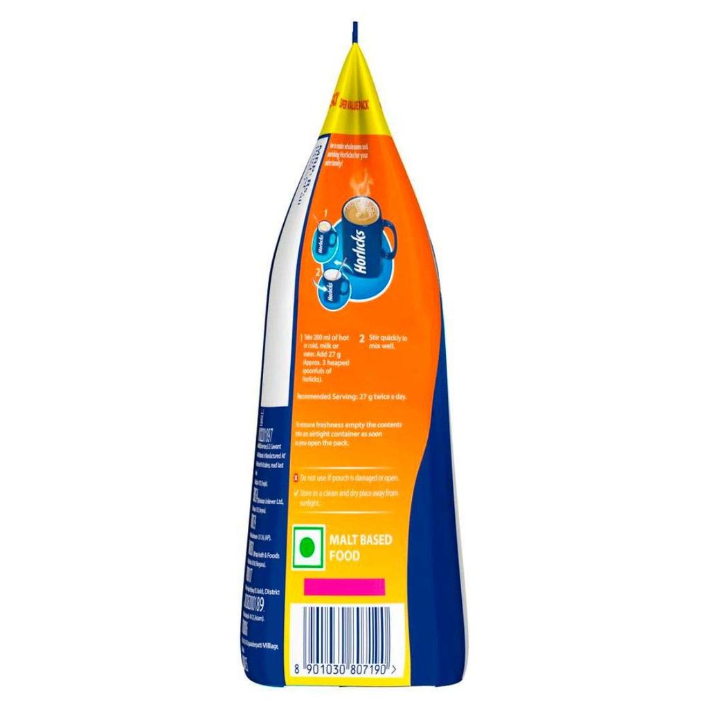 Horlicks Nutrition Drink Classic Malt 800g Pouch – Kids Growth, Energy, and Immunity Support with 27 Vital Nutrients