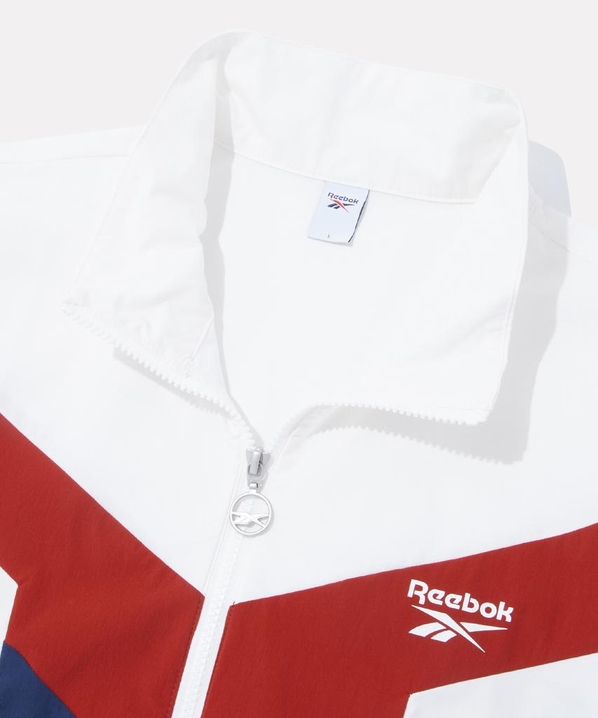 Reebok Ice Shield Short Sleeve Anorak - White:Navy