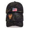 American Flag Baseball Cap With Adjustable Fit For Outdoor Summer Wear
