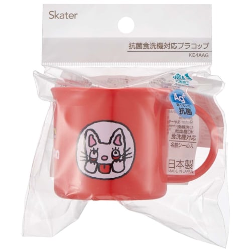 Skater Nontan Antibacterial Cup, 200ml, Dishwasher Safe, Made in Japan, KE4AAG-A
