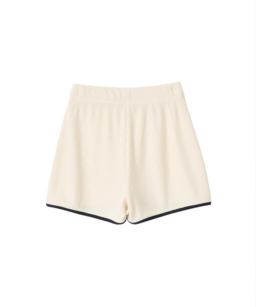 SALON DE YOHN Pocket Point Short Pants_ Ivory