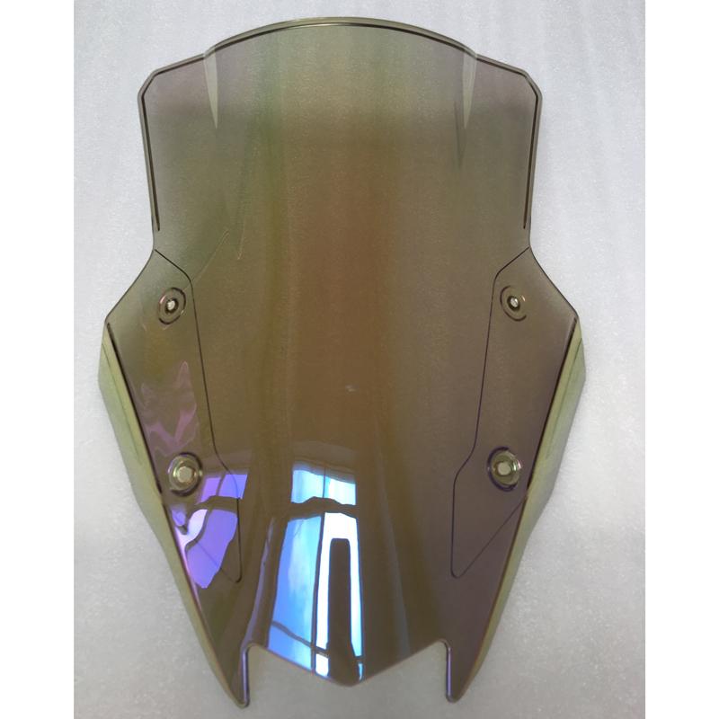 Motorcycle Double Bubble Windshield WindScreen Screen For Kawasaki Ninja 1000 Z1000 Z 1000 SX Z1000SX Iridium