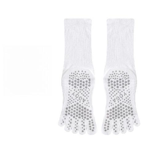 Five-finger Yoga Socks Women's Cotton Split-toe Pilates Socks Antibacterial Floor Socks Sports Tube Socks Individually Packaged