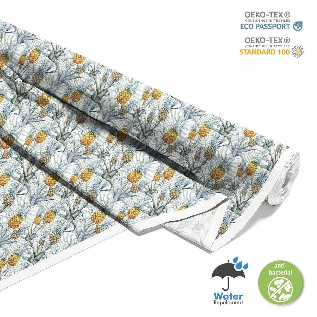 Outdoor Dekostoffe Oxford - Motiv Ananas I Dx407