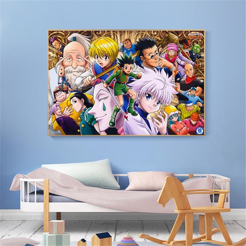 

Постер Hunter X Hunter Японское аниме Арт HD Холст