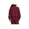 Adidas Fzwovtt Stand Collar Casual Sports Long Sleeve Jacket Women Jacket Burgundy GT5539
