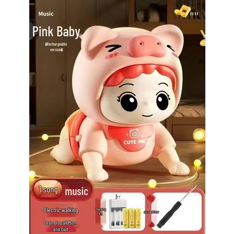Infant Learning Toy for 0-1 Year Olds: Puzzle, Head-Up Training, Crawling Aid for 6-Month-Olds