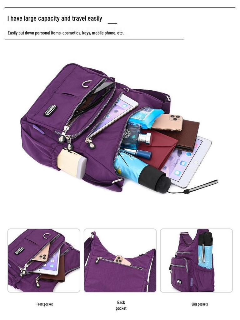 Damen Wasserabweisende Nylon Umhängetasche 2024