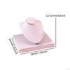 Collar Display Mannequin Necklace Stand Jewelry Organizer PU Leather Versatile And Sturdy Model