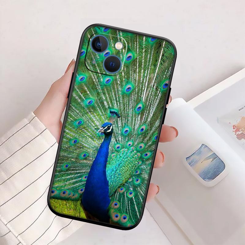 

RP55 Peacock feather Phone Case for Samsung Galaxy A11 A12 A13 A15 A52S A53 A55 A56 A70 A71 A72 A73 F06 F16 F56 S10 Plus S10e Galaxy A52s 5G