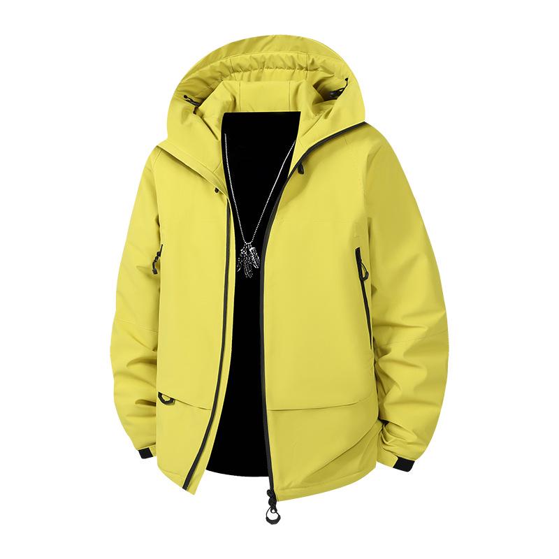 Wasserdichte Graphen-Kapuzen-Skijacke für Herren - Winterkollektion 2025