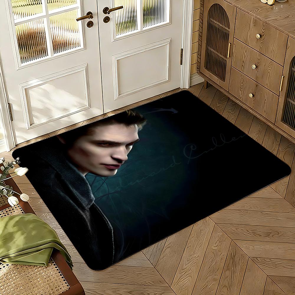 Classic Movie T-Twilight Floor Mat Soft Thickened Absorbent Non-Slip Bedroom Living Room Door Mat Home Decor Flannel Rugs