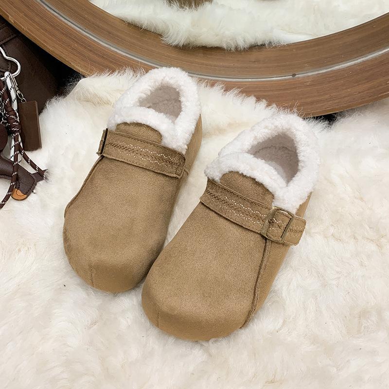 

[Fanfna] Retro Boken Shoes Women s 2025 Autumn New Mori All-Inclusive One-Pedal Casual and Comfortable Loafers 40