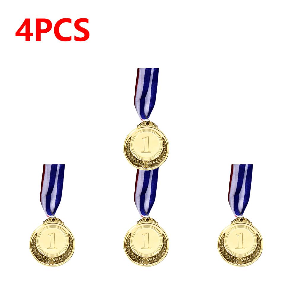 1-10pcs Gold Silver Bronze Prizes Winners Medals Sports Day Competitions Awards Medal Adults Children Outdoor Games Souvenir