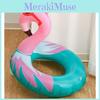 Children's Water Play Animal Pattern Flamingo Inflatable Swimming Seat Ring 0.24mm Pvc Thickness