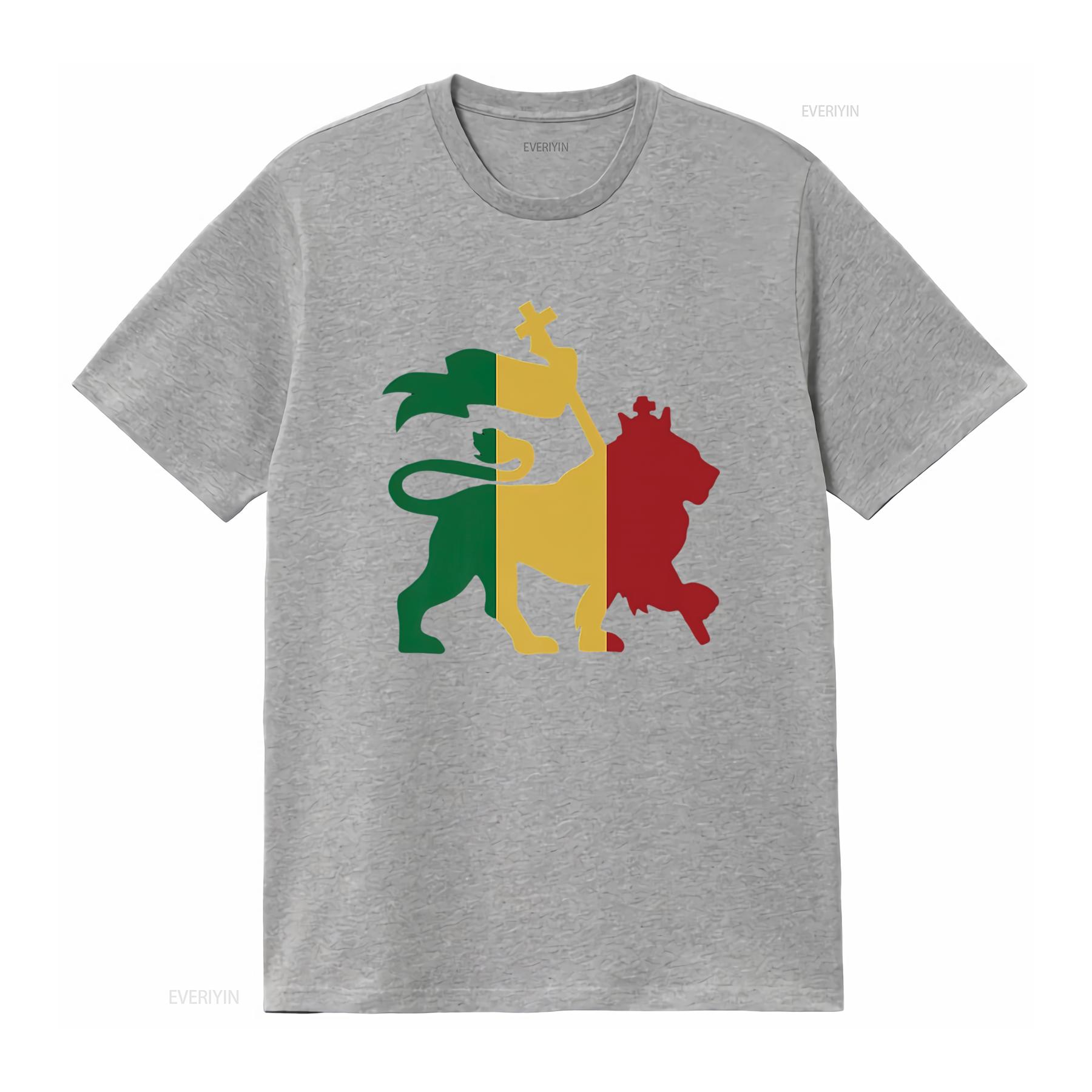 

Mens The Lion of Judah Rastafari Rasta T Shirt White X Large vintage Washed Top For Everyday Wear graphic Casual streetwear S