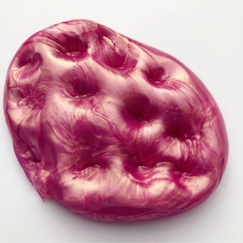 Färg Pearl Slime Puff Lim Gum Kristall Slime Fluffy Lizun Mud Slime Kitty Mjuk Lera Plasticine Leksak Antistress För