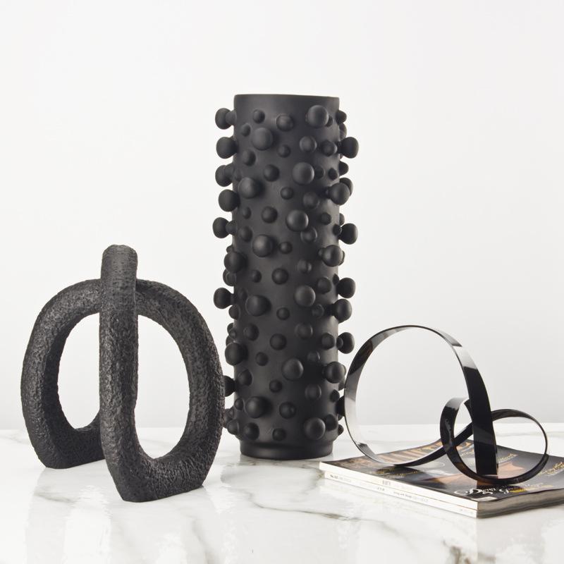 Abstrakte Metallornamente, Knotendekoration, Wohnzimmer Musterzimmer, Bücherregal, Schrank, Schreibtisch, Avantgarde Kunst Weiche Einrichtung