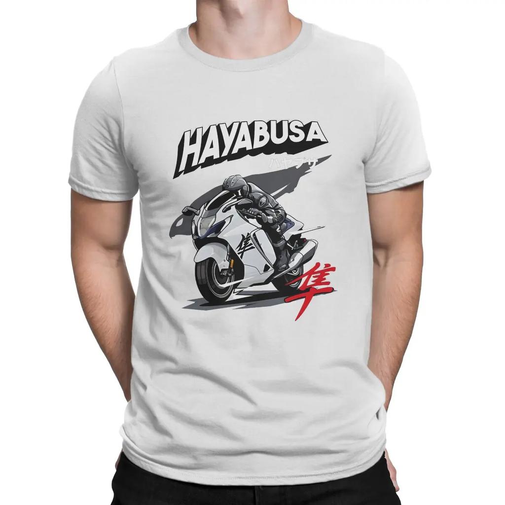 Cooles Herren T-Shirt Hayabusa Vintage T-Shirts Kurzarm Rundhals T-Shirt Reine Baumwolle Geschenkidee Kleidung Mode Streetwear