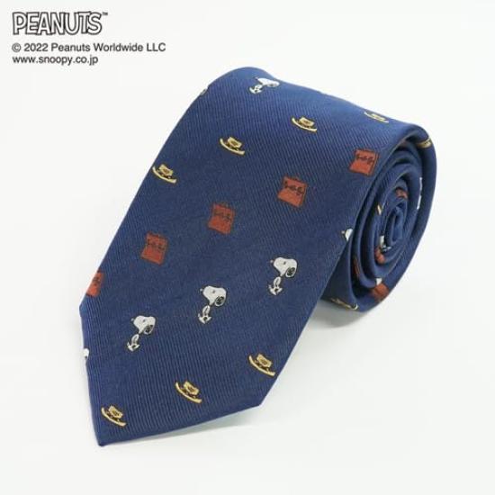 [Peanuts] Snoopy Necktie PN916758 Navy