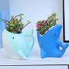 Silicone Casting Mould Succulent Planter Moulds Whale Shape Concrete Vase Molds Suitable for Resin Pen Holder Creation