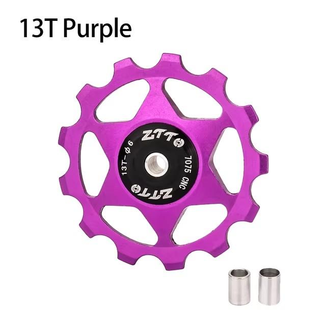 ZTTO 11T 13T MTB Bicycle Rear Derailleur Jockey Wheel Steel Bearing Pulley AL7075 CNC Road Bike Guide Roller Idler 4mm 5mm 6mm