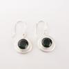 Green Tourmaline Gemstone 925 Sterling Silver Jewelry Handmade Earrings 1.40" EE-4-43