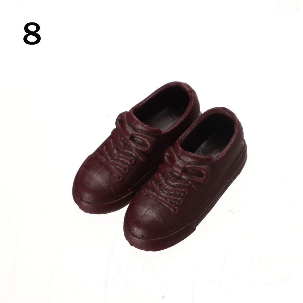 DIY Foot Length 2~3.5cm 1/3 1/4 PVC Boots Plastic Sneakers Fashion Doll Shoes Casual Shoes